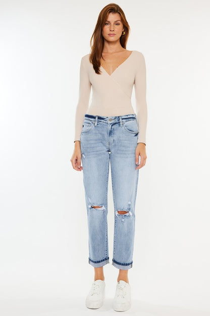 No Boyfriend Needed - KanCan Boyfriend Jeans