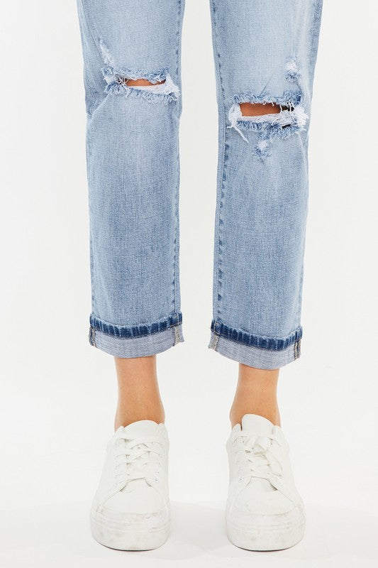 No Boyfriend Needed - KanCan Boyfriend Jeans