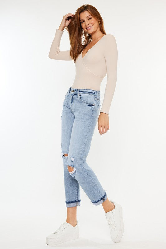 No Boyfriend Needed - KanCan Boyfriend Jeans