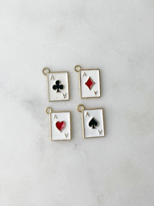 Poker Card Charm