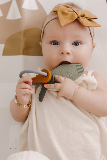 Keys to the Kingdom Silicone Teether | Catholic Baby Gift