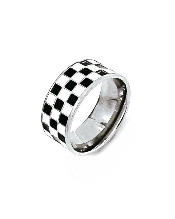 Rellery Checkerboard Ring || Choose Color