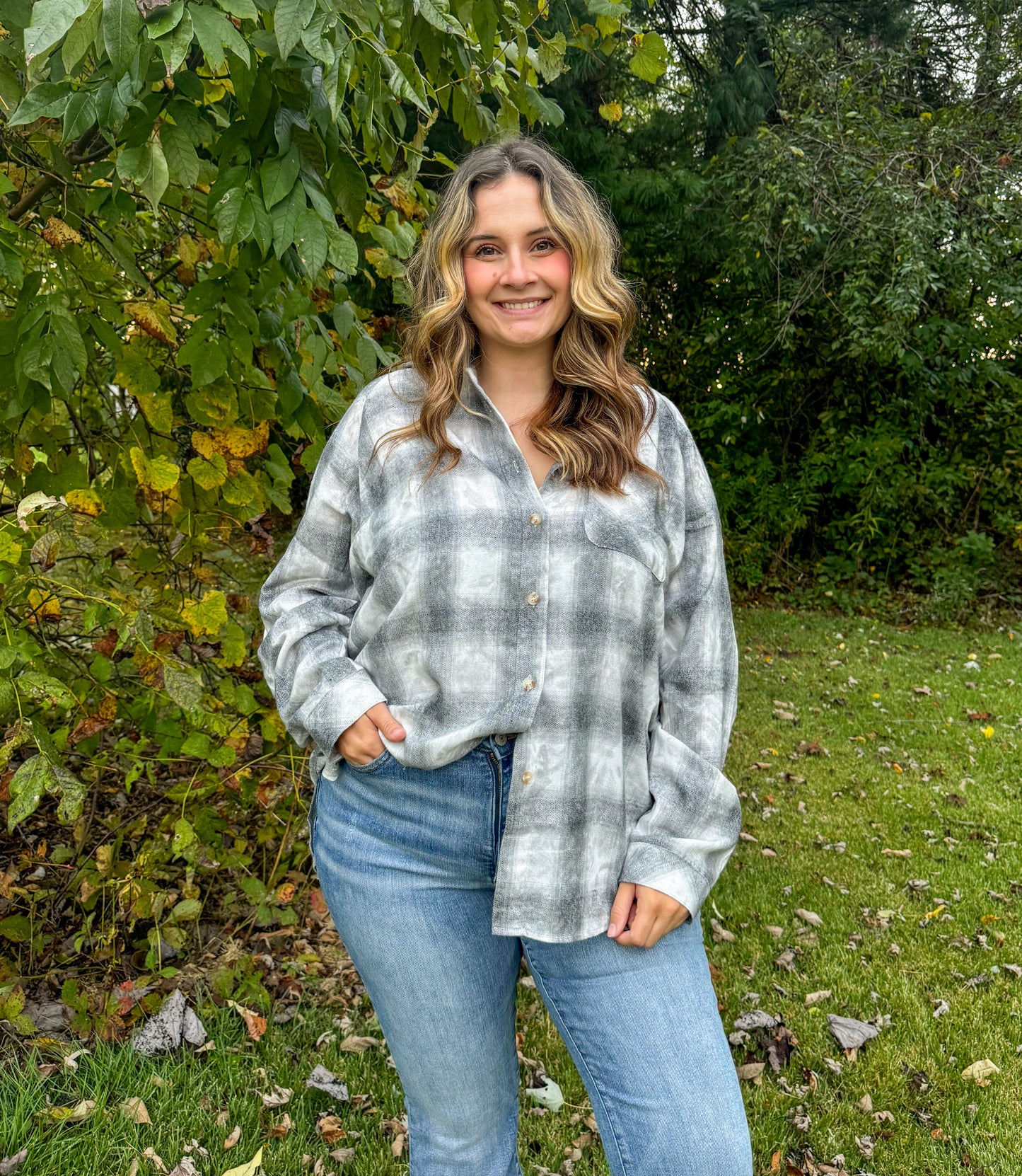 Laura Plaid Washed Flannel