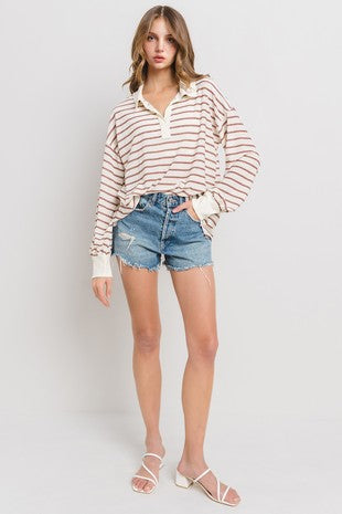 Sally Stripe Blouse