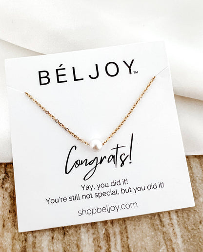 Congrats Gift Necklace