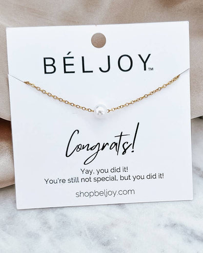 Congrats Gift Necklace